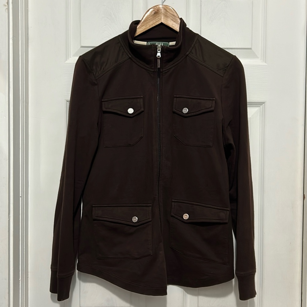 RALPH LAUREN ACTIVE track jacket. Size L